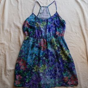 Vibrant floral dress